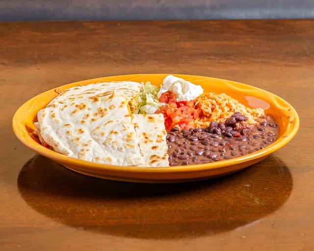 Seasoned Beef Quesadilla.